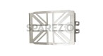 Royal Enfield Twins GT Continental and Interceptor 650cc Flag Design SS Radiator Grill Guard - SPAREZO